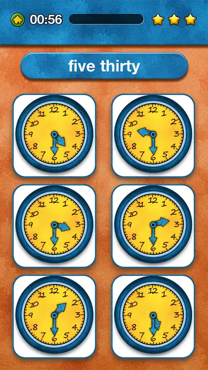 Screenshot 3 von 5 zu Telling Time Quiz: Fun Game Learn How to Tell Time