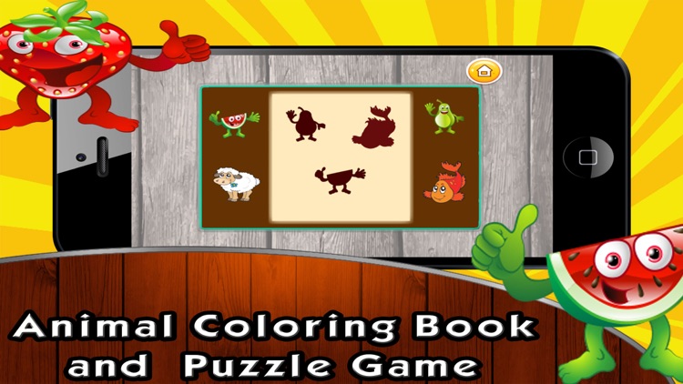 Animal Coloring and Puzzle Game 3