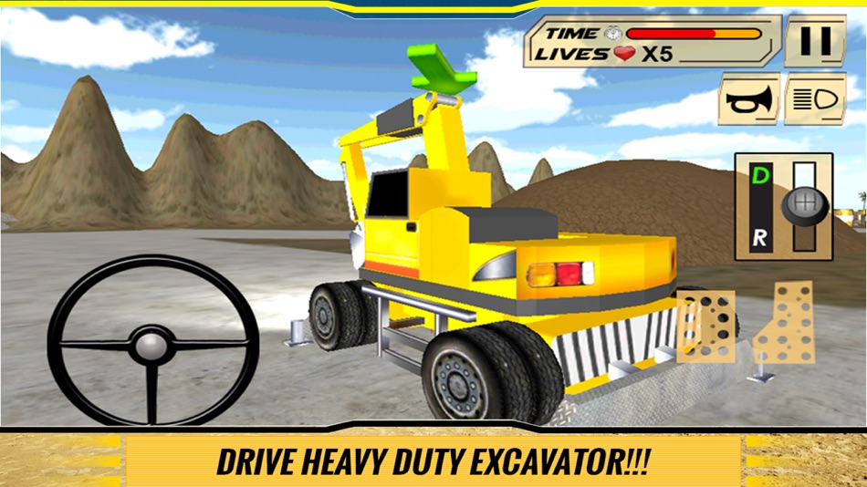 Sand Excavator Crane & Dumper Truck Simulator Game - 2.0 - (iOS)