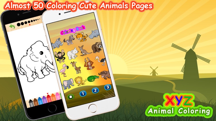 XYZ Animal Coloring Game