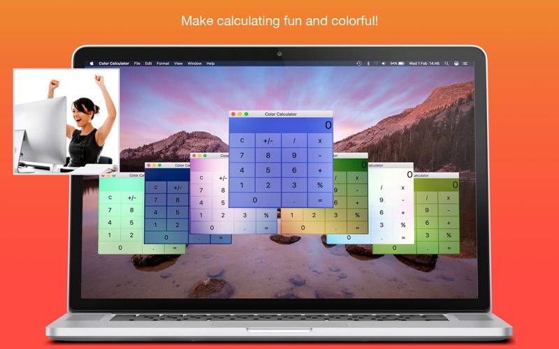 color calculator + widget iphone screenshot 1