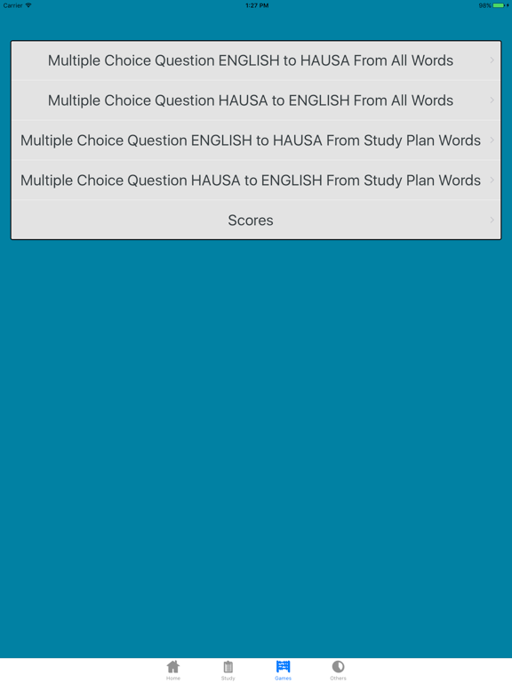 Hausa Dictionary iPad screenshot