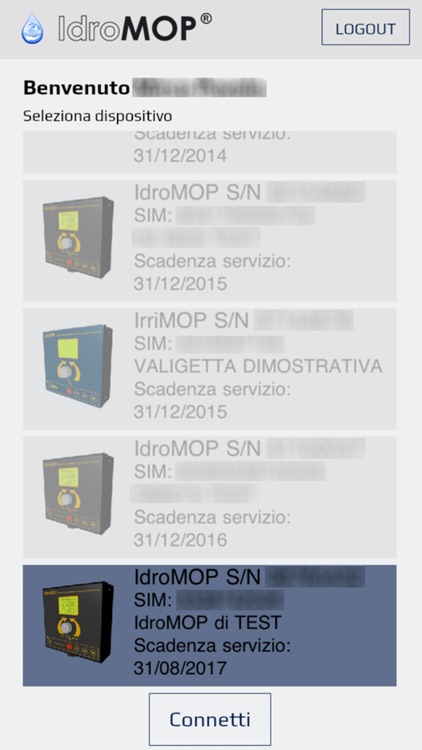 IdroMOP Remote Control