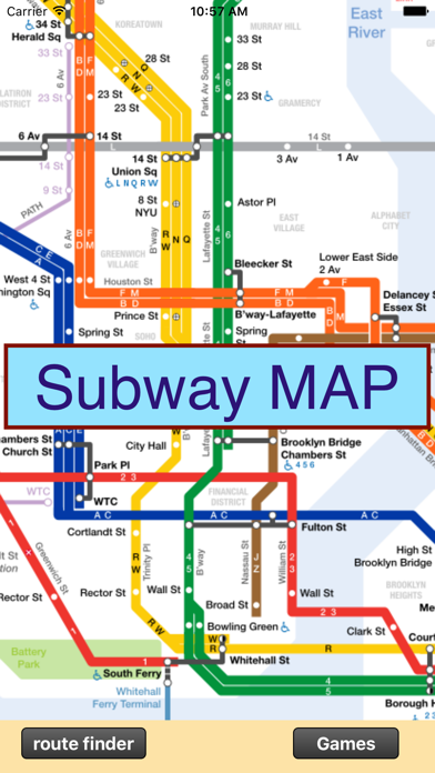 New York City Subway - map and route finderのおすすめ画像1