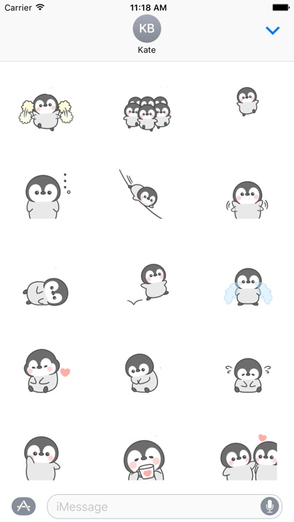 Lovely Penguin Animated Sticker