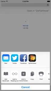 Zip File Viewer screenshot #2 for iPhone