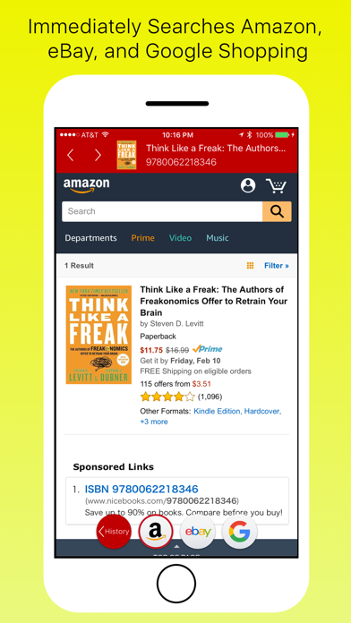 Screenshot #2 pour Wave N Save - Barcode Reader For Price Comparison