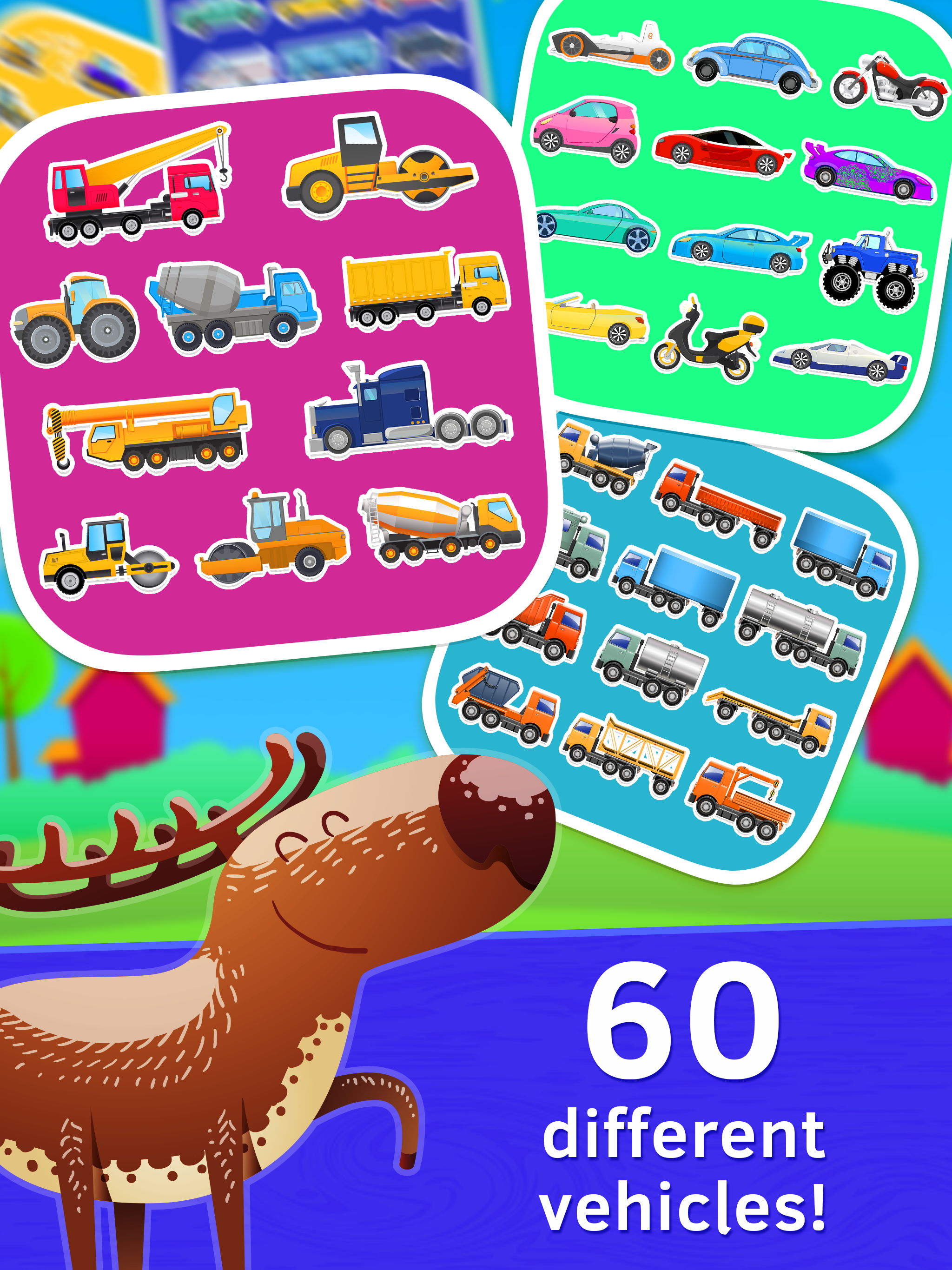 Easy Vehicles Puzzles for Baby
