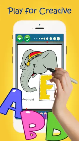 Game screenshot Color ME: ABC Coloring Book Pages Fun Kids Adults apk