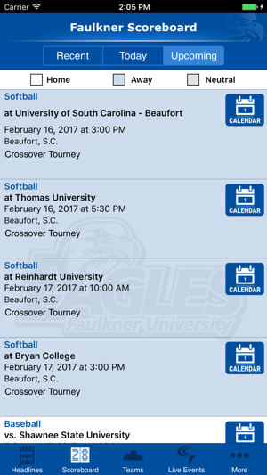 Faulkner University Athletics(圖3)-速報App