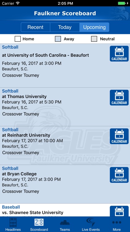 Faulkner University Athletics