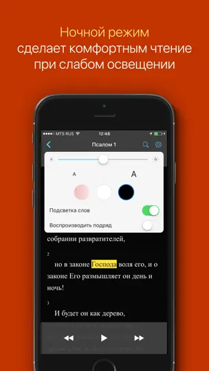 Скриншот Псалтирь на русском на iPhone 3