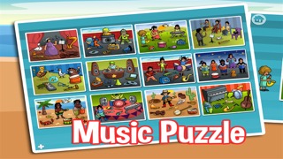 子供のための音楽パズルの楽しみ - 子供のための教育ゲーム2〜5年のおすすめ画像1