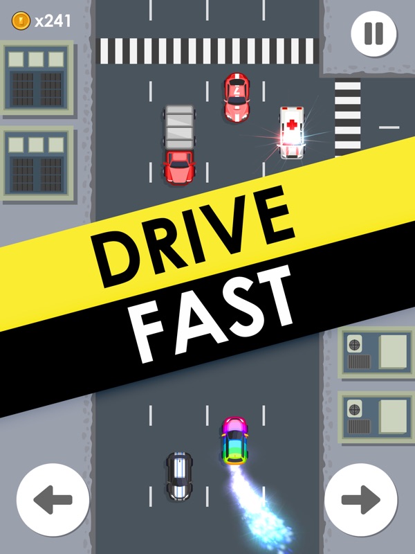 Drive Fast -  2d Retro Racing screenshot 10