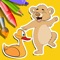 Free Coloring Page Little Bear And Duck Game