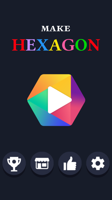 Screenshot #1 pour Make Hexagon - Merge Six Hexa