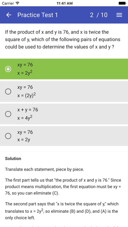 SAT Maths Practice Tests with Calculator screenshot-4