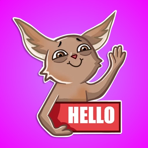 Little and Funny Jerboa Stickers icon