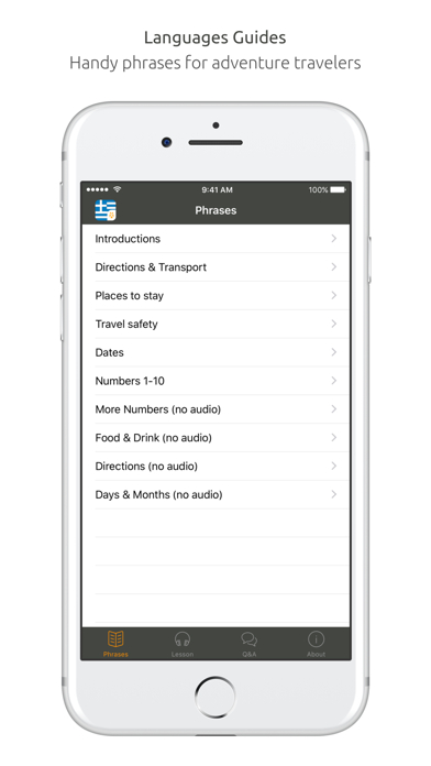 Screenshot #2 pour Greek Language Guide & Audio - World Nomads