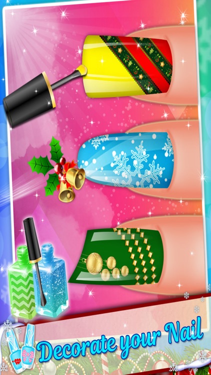 Merry Christmas Nail Salon - Girls games free