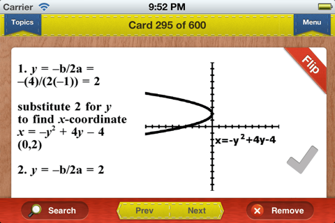 Accuplacer Prep Math Flashcards Exambusters screenshot 2