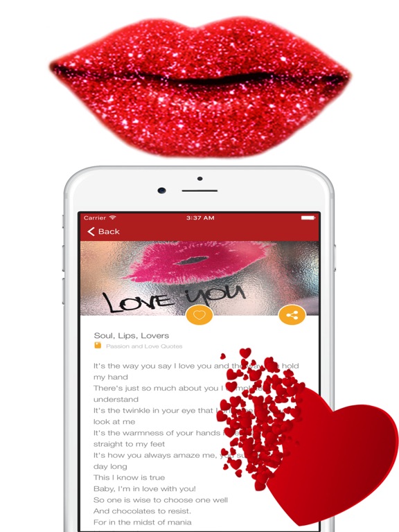 Screenshot #5 pour Day Romantic Love Quotes Valentine Wishes & Poems