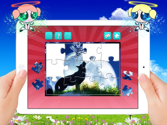 Screenshot #5 pour Wolf Jigsaw Puzzles, Drag and Drop Puzzle for Kids