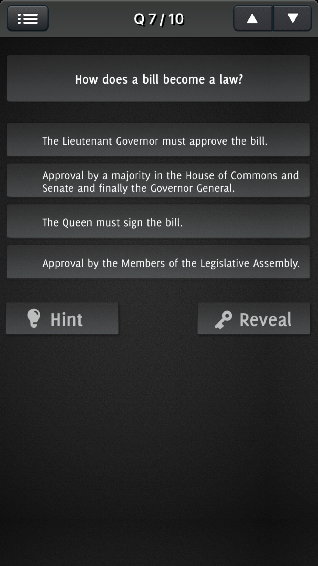Canada Citizenship 2017 - All Questions screenshot 3