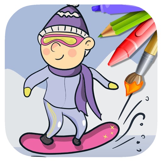 Winter For Coloring Page Game Free Education iOS App