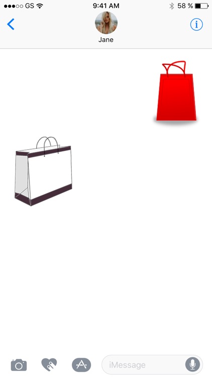 Bags Six Sticker Pack