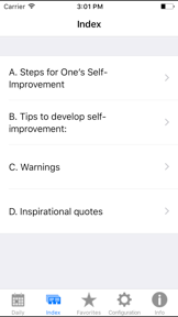 Self-Improvement Quotes and Method screenshot