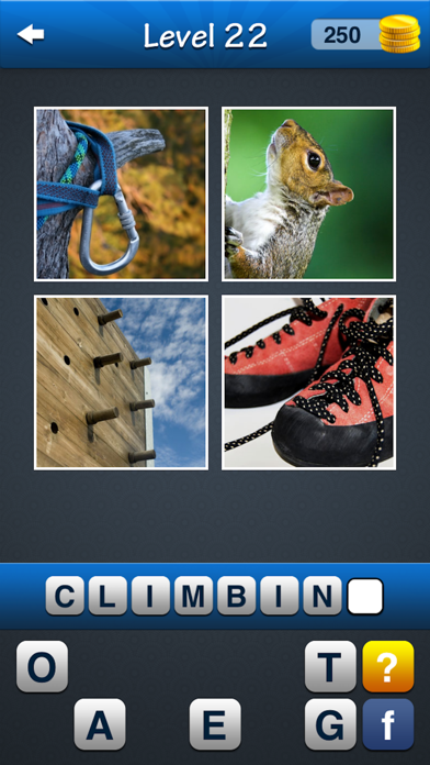Words & Pics ~ Free Photo Quiz. What's the word? screenshot 1