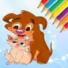 Dog & Cat Coloring Book - All In 1 Animals Drawing App Support