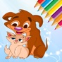Dog & Cat Coloring Book - All In 1 Animals Drawing app download
