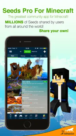 Game screenshot Seeds Lite For Minecraft - Server, Skin, Community mod apk