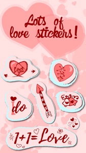 Love Stickers – Fun Text.ing for iMessage screenshot #2 for iPhone
