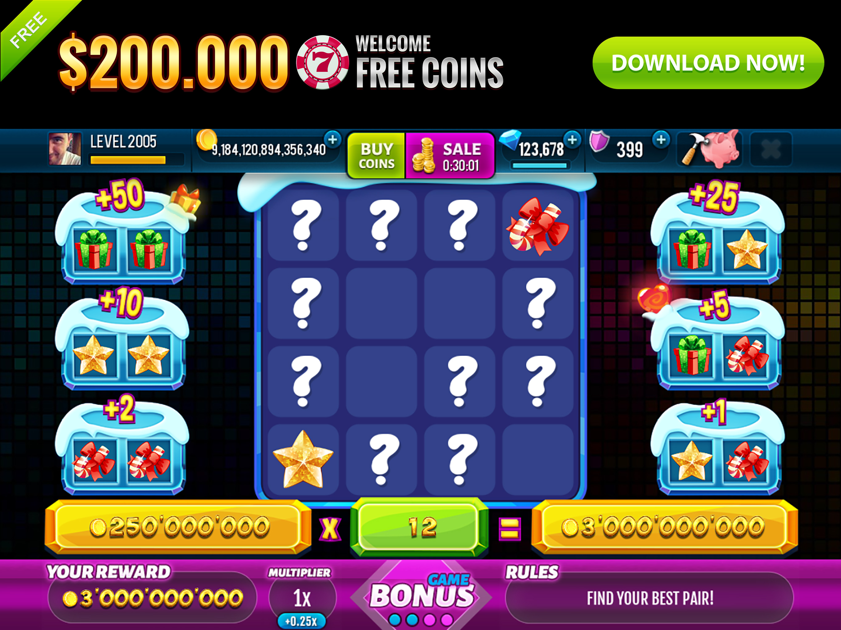 Rich Santa Slots: Vegas Casino screenshot 9