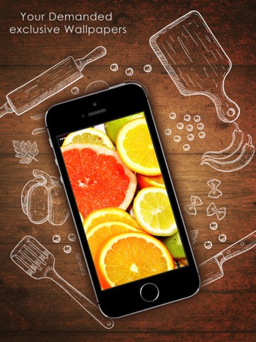 Food Wallpapers - Personalised Your Phone Screenのおすすめ画像2