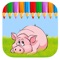 Free Pig Coloring Book Game For Kids Edition