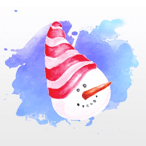 xmas.2017.xmas stickers - watercolor xmas stickers