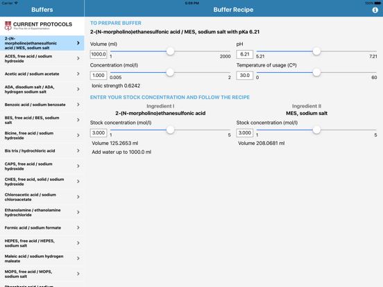 Biological Buffer Calculatorのおすすめ画像2