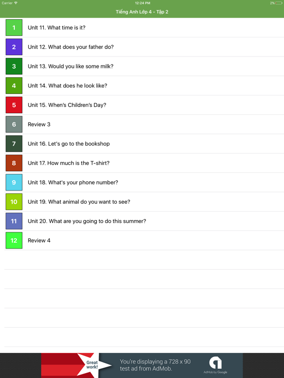 Screenshot #4 pour Tiếng Anh Lớp 4 - Tập 2