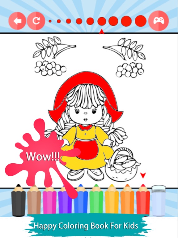 Screenshot #6 pour Petit mannequin rouge procreate Coloring Book