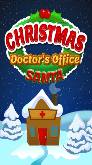 Christmas Doctor Office Hospital Santa E
