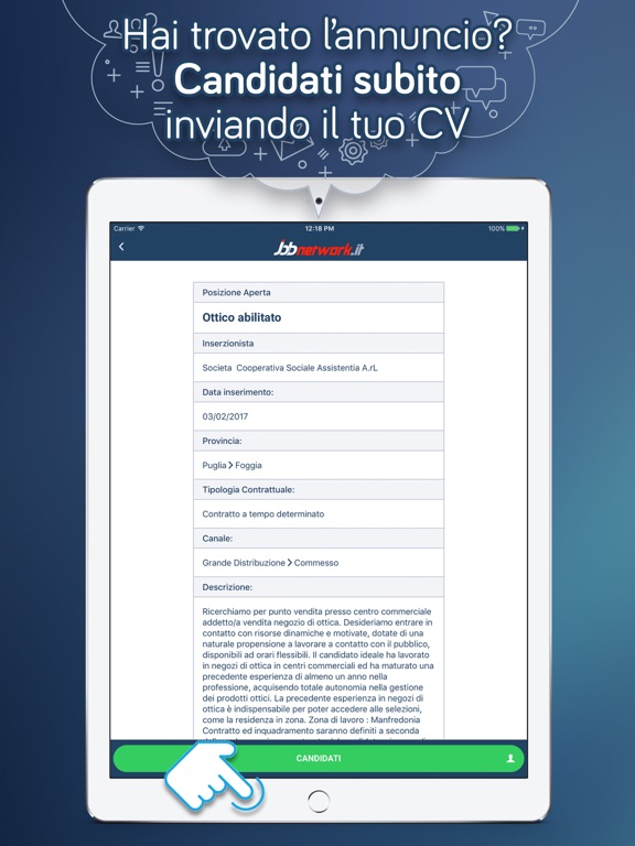 Screenshot #5 pour Annunci di lavoro JobNetwork