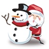 Snowman Santa XMAS Winter Snow Stickers