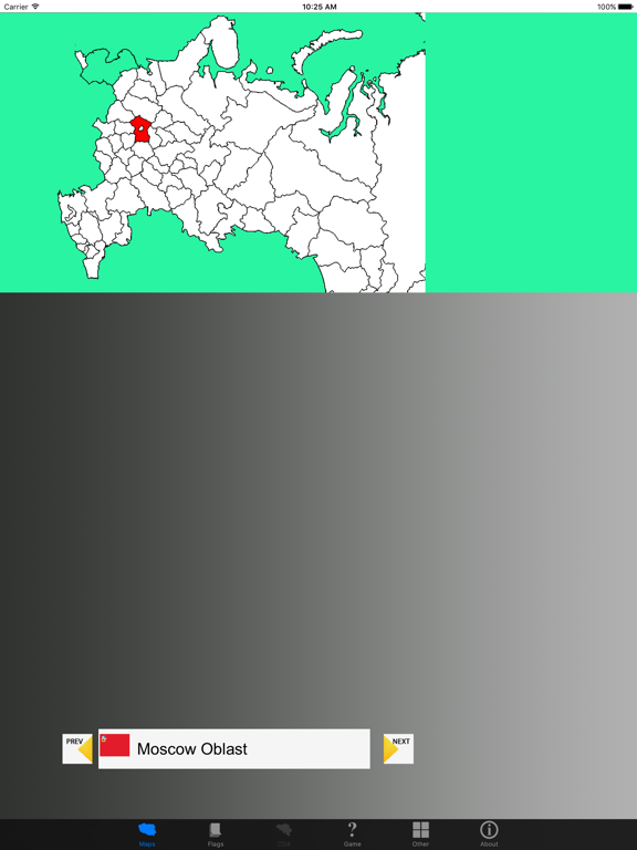Screenshot #4 pour Russia State Maps, Flags and Capitals