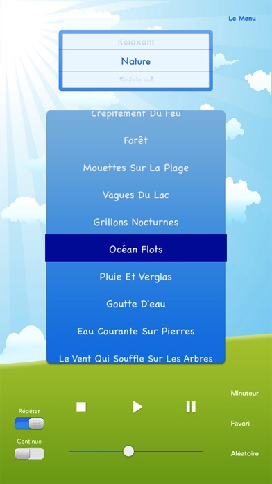 Screenshot #1 pour Sons Relaxants: Naturels Apaisante, Méditation