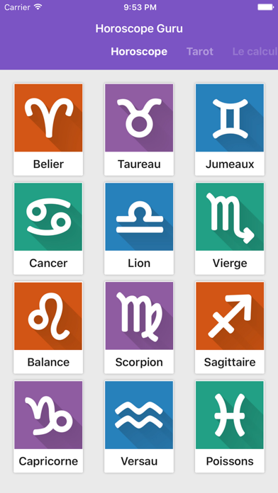 Screenshot #1 pour Daily horoscope & Tarot