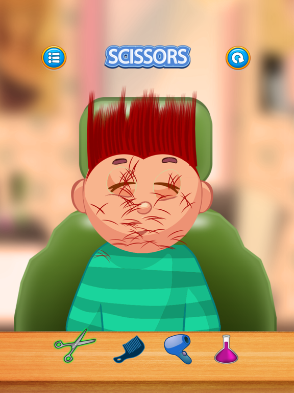 Screenshot #5 pour Jeu d'enfant / coupe de cheveux rouge